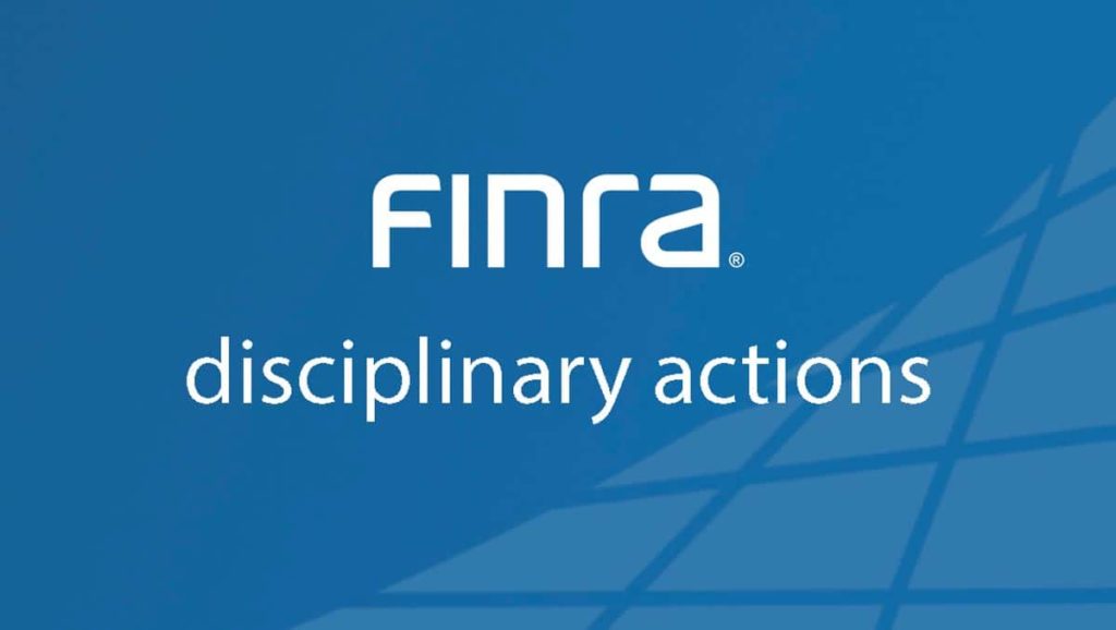 finra disciplinary actions securities fraud lawyer
