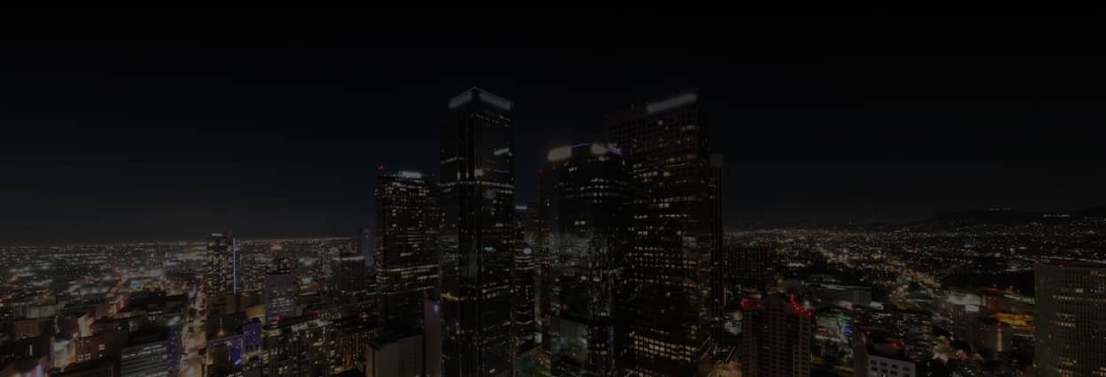 Los Angeles city at nights